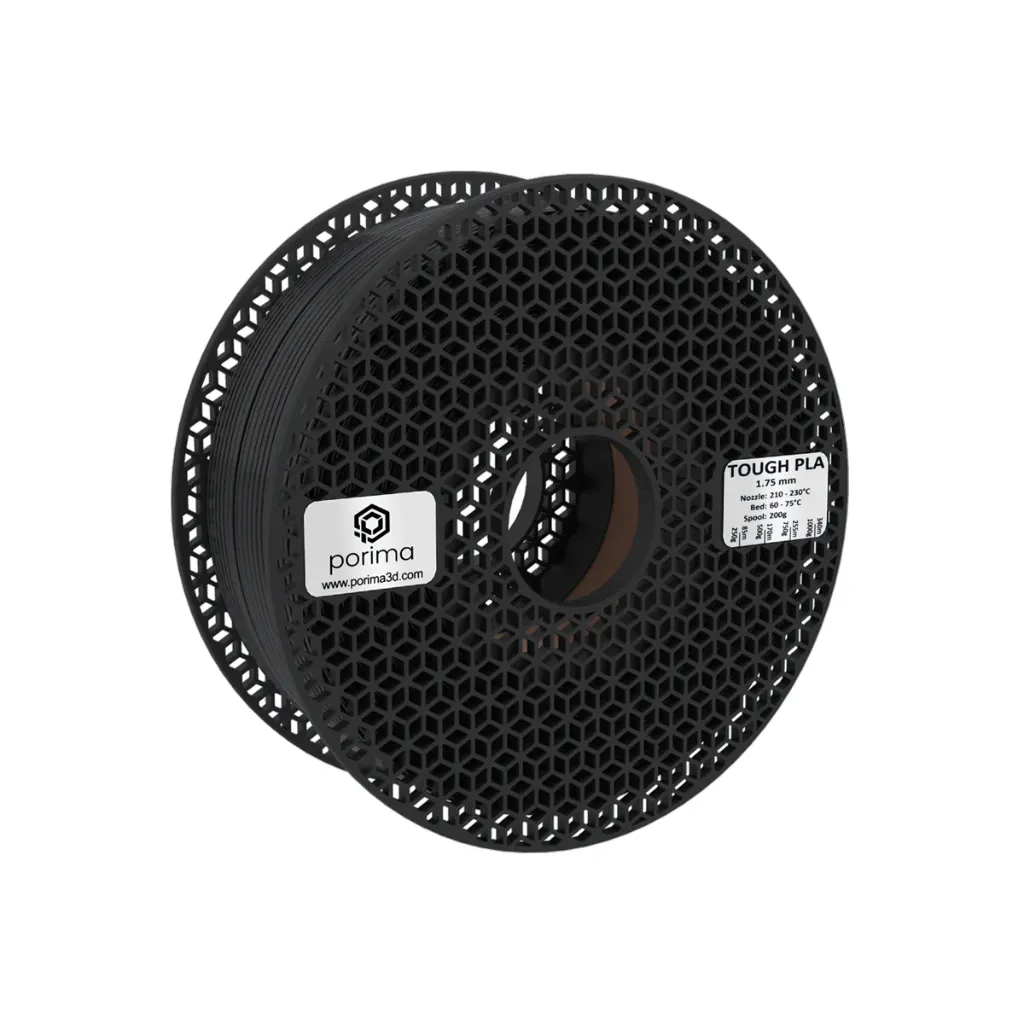 [186-101-21] Tough PLA Filament 1.75mm – Black | 1kg
