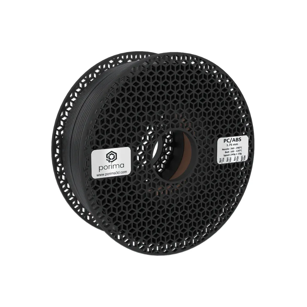 [160-101-21] PC/ABS Filament 1.75mm – Black | 1kg