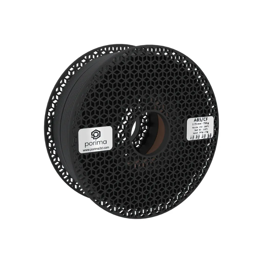 [102-101-21] ABS/CF Filament 1.75mm – Black | 1kg