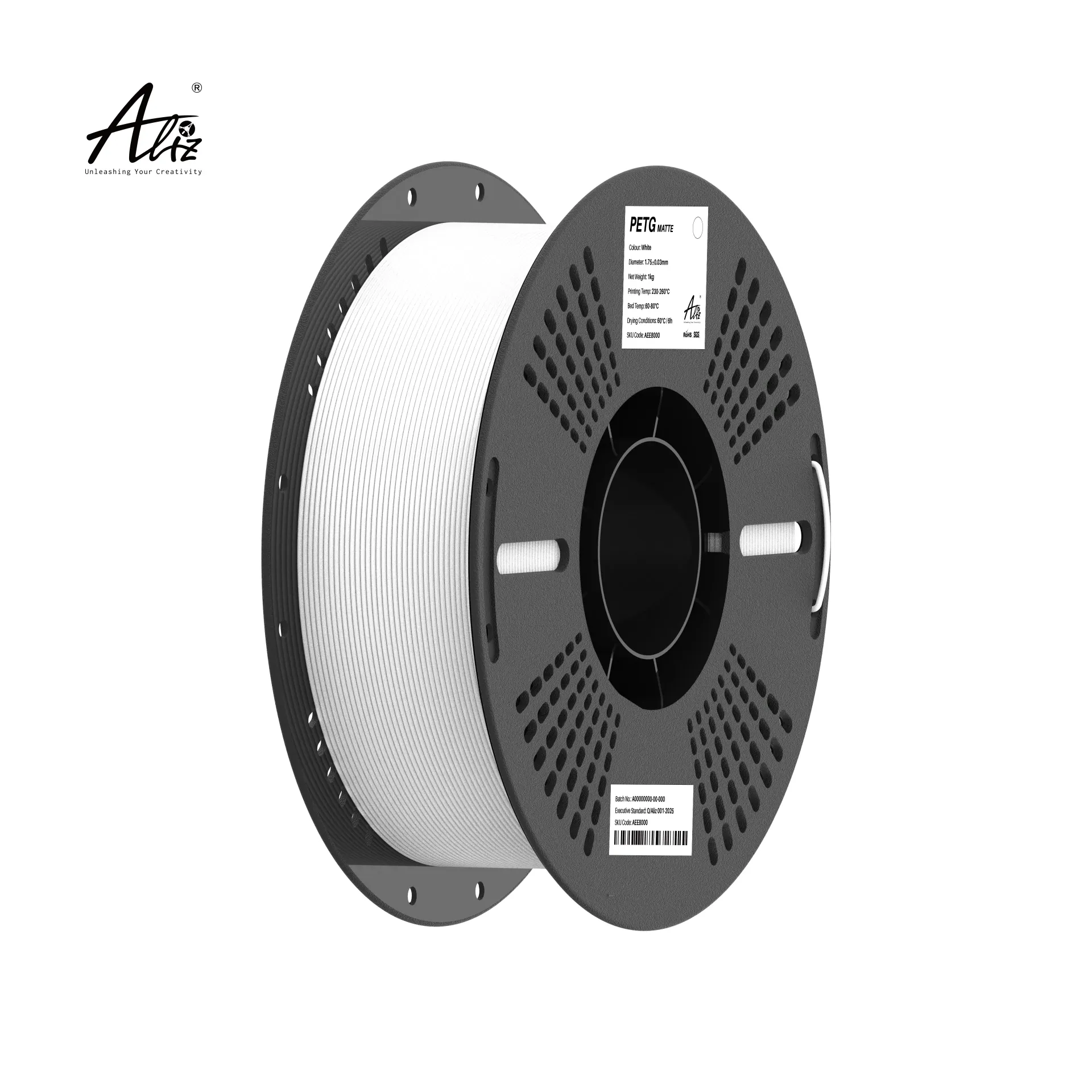 [170-111-31] PETG Everyday Filament 1.75mm – White | 1kg
