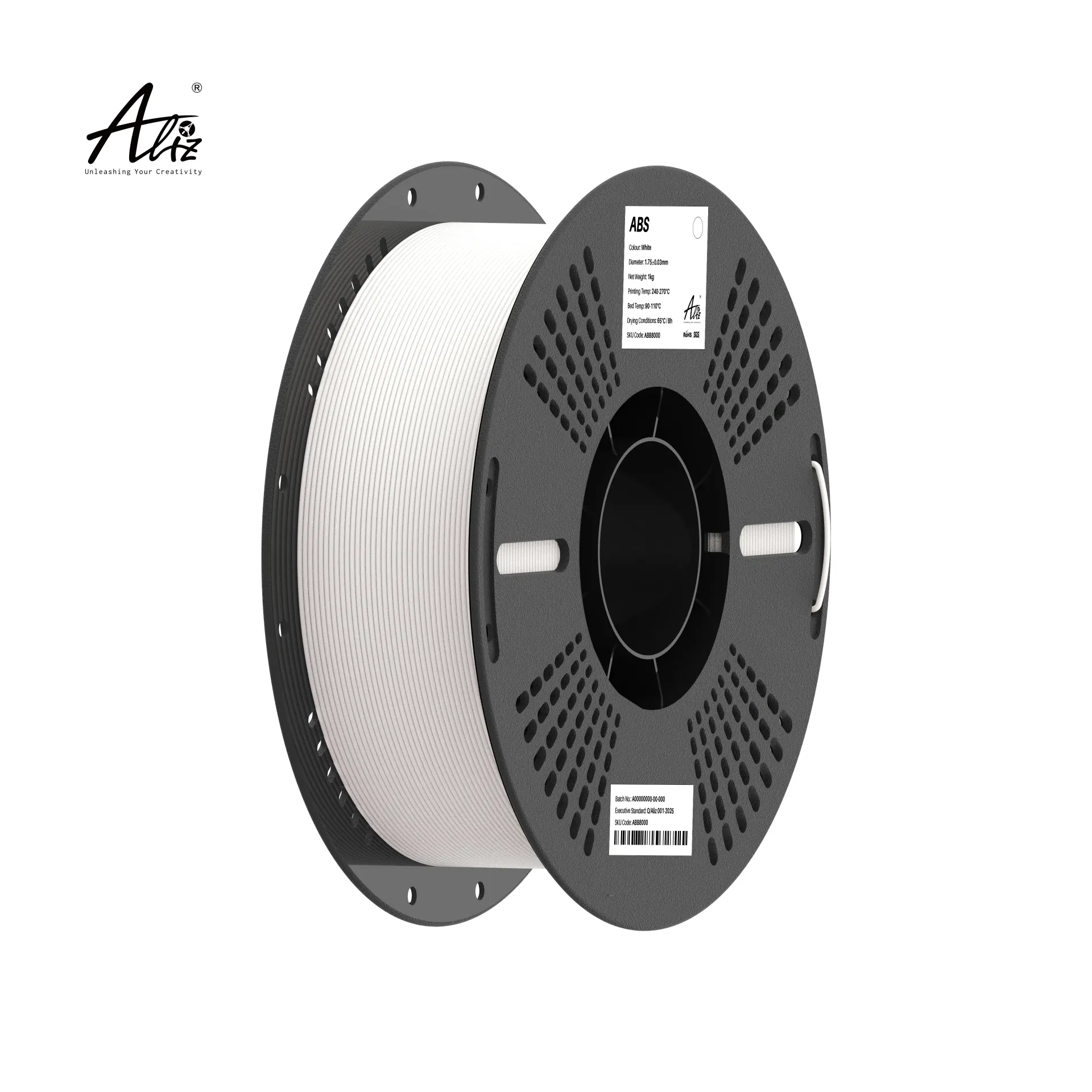 [100-111-31] ABS Everyday Filament 1.75mm – White | 1kg