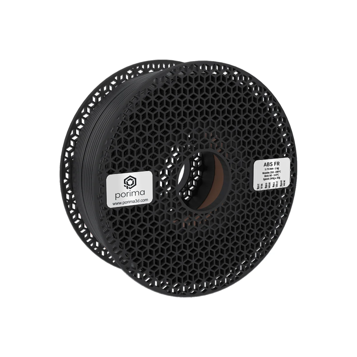 ABS-FR Filament 1.75mm – Black | 1kg